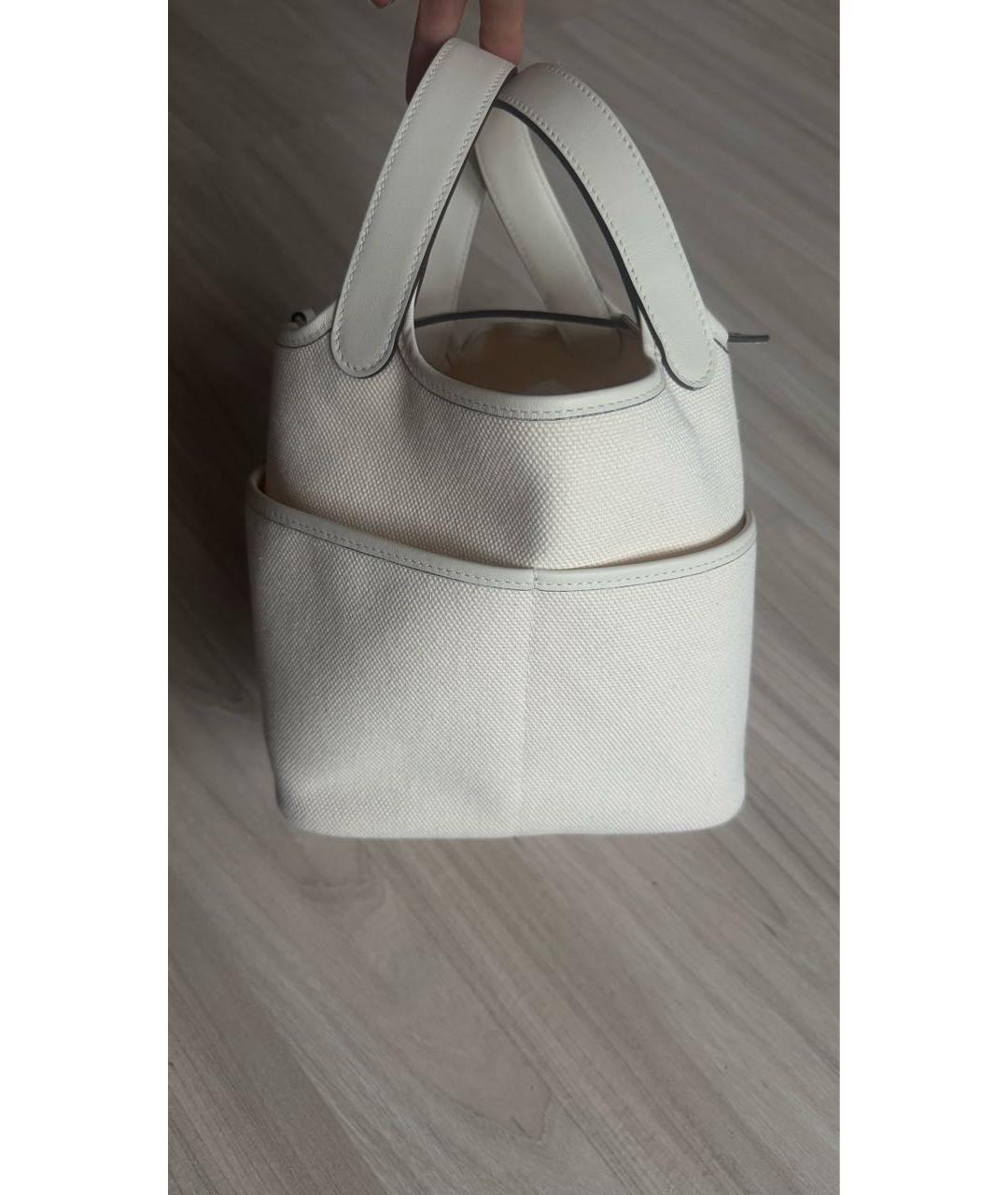 HERMES Бежевая сумка тоут, фото 6