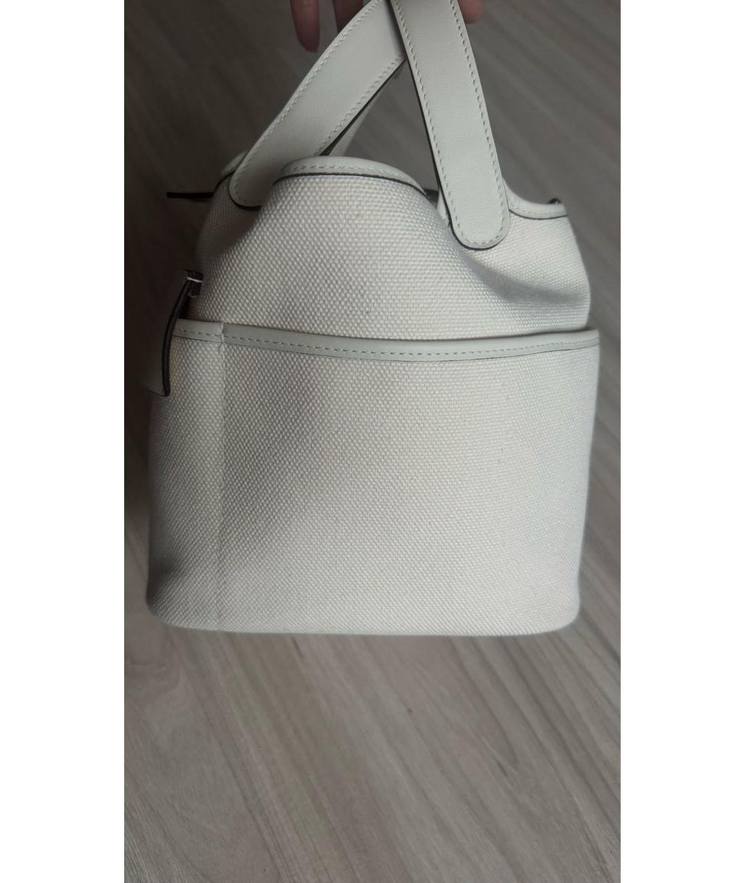 HERMES Бежевая сумка тоут, фото 7