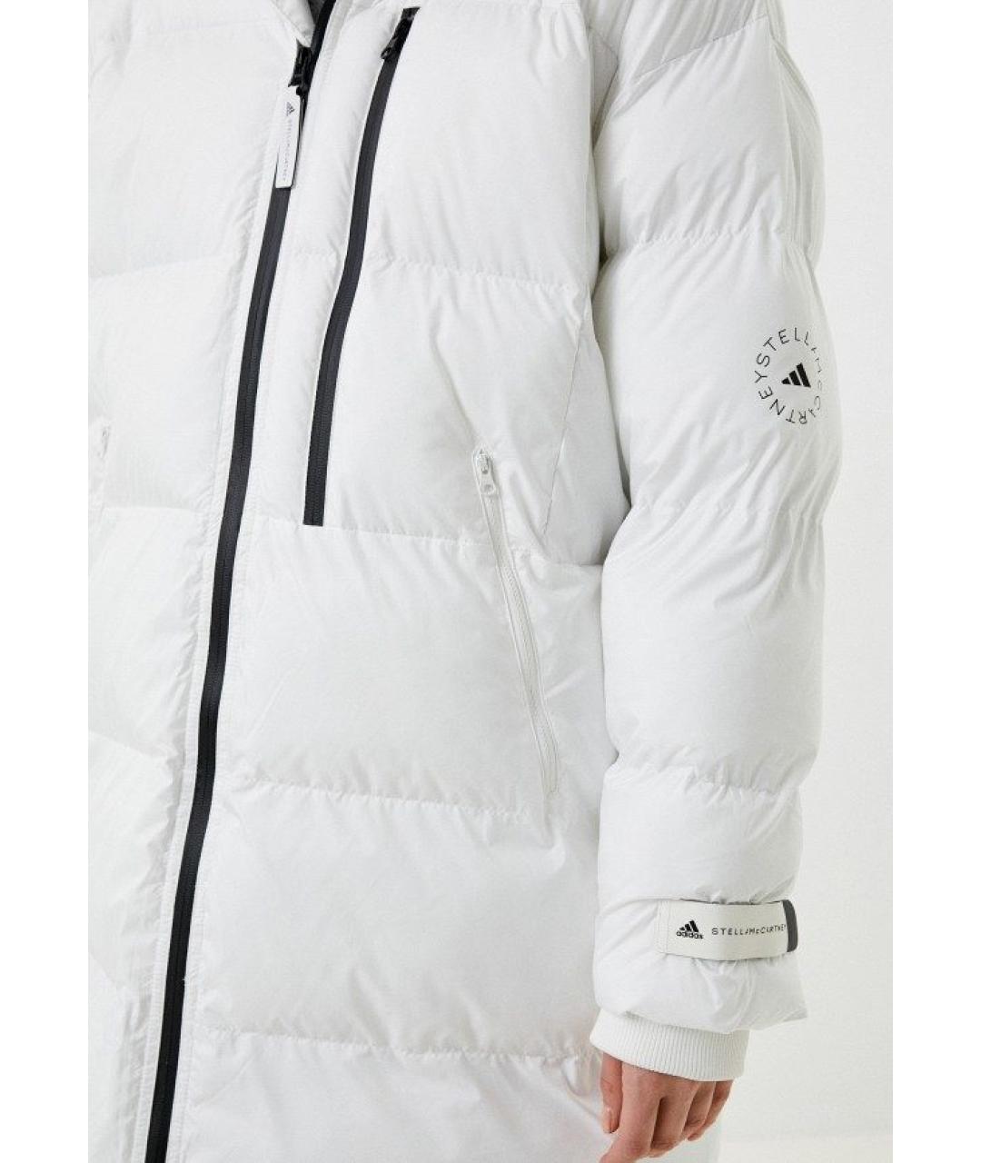 ADIDAS BY STELLA MCCARTNEY Белый полиэстеровый пуховик, фото 7