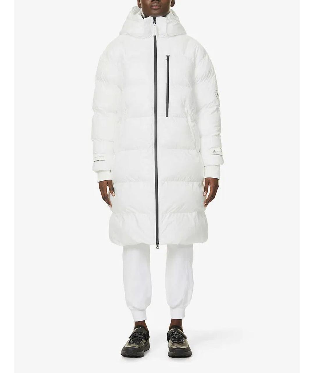 ADIDAS BY STELLA MCCARTNEY Белый полиэстеровый пуховик, фото 4