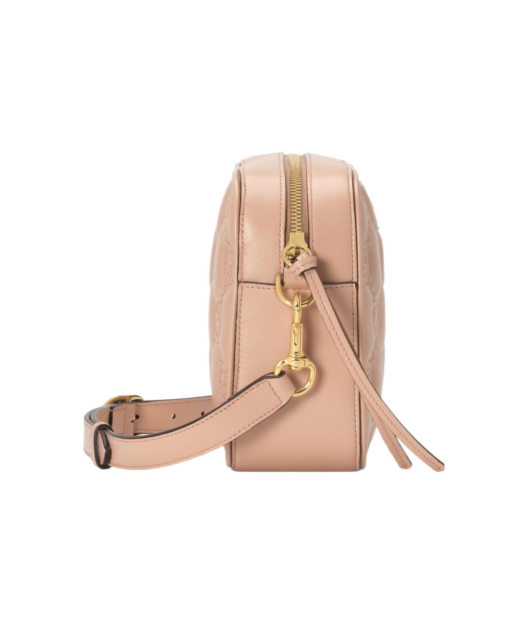 GUCCI Бежевая кожаная сумка через плечо, фото 4