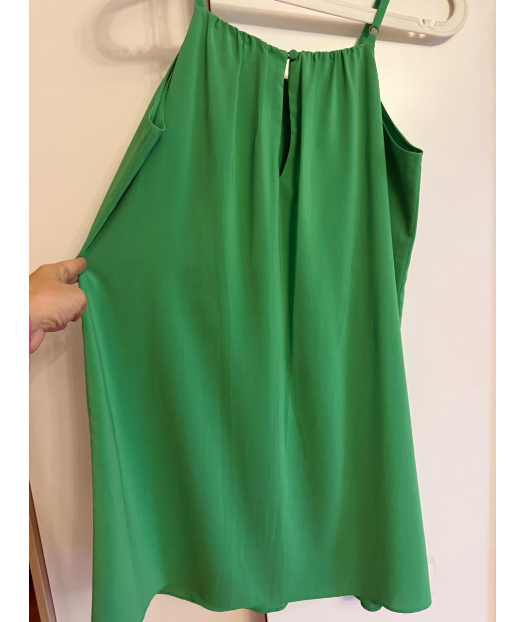 ALICE+OLIVIA Зеленые полиэстеровое коктейльное платье, фото 3