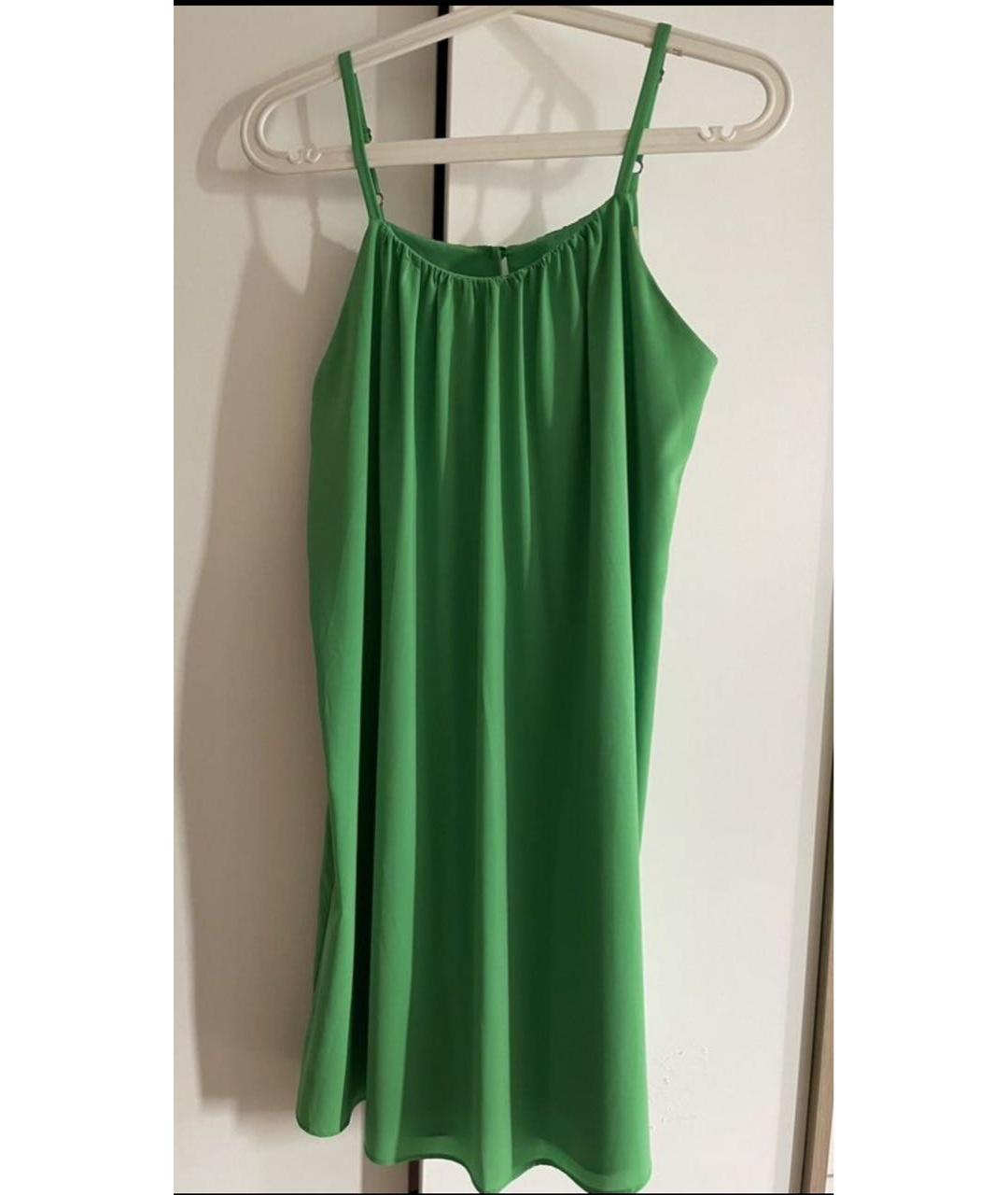 ALICE+OLIVIA Зеленые полиэстеровое коктейльное платье, фото 6