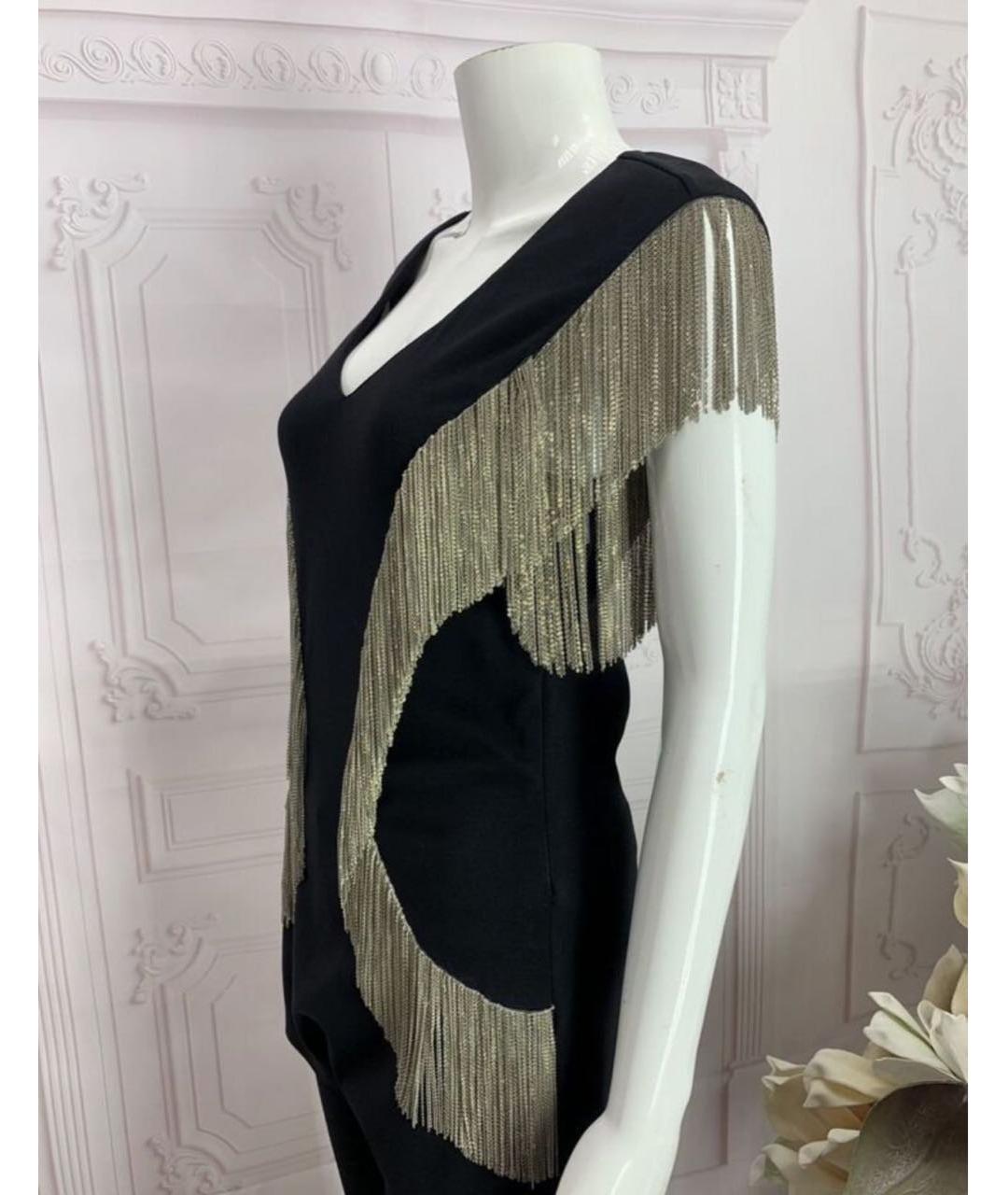 ROBERTO CAVALLI Черная вискозная футболка, фото 5