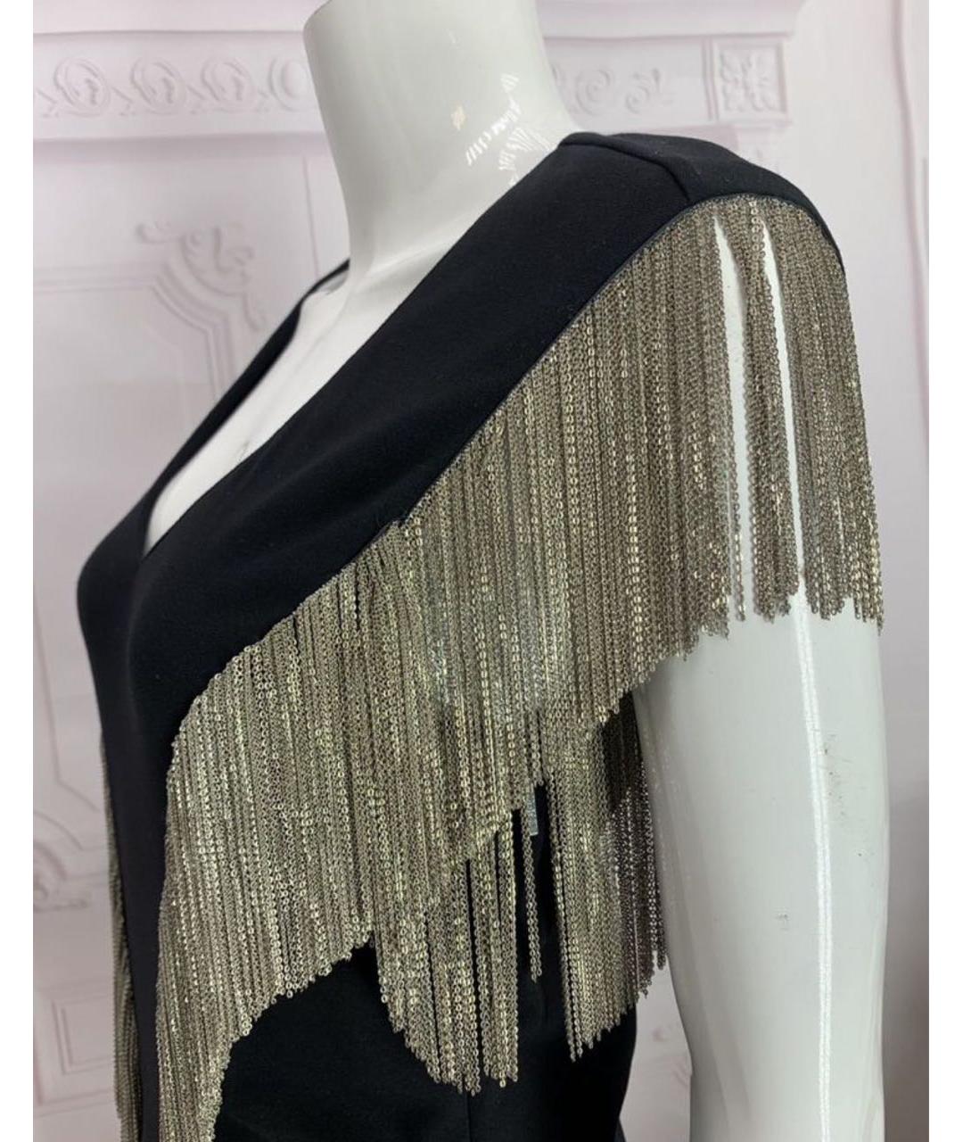 ROBERTO CAVALLI Черная вискозная футболка, фото 8