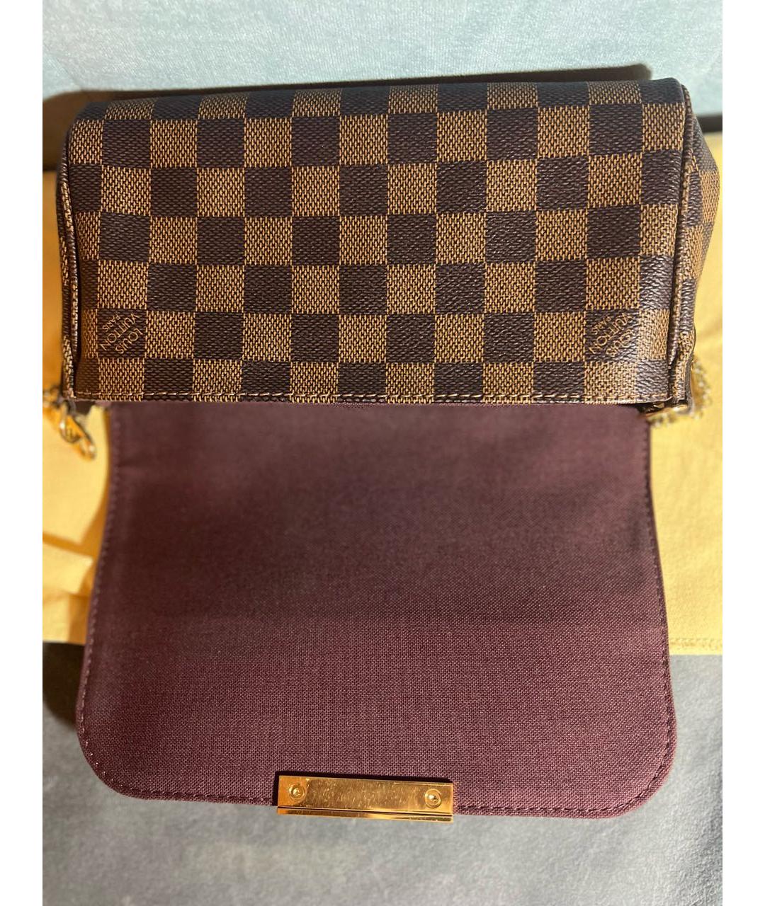 LOUIS VUITTON Коричневая сумка через плечо, фото 4