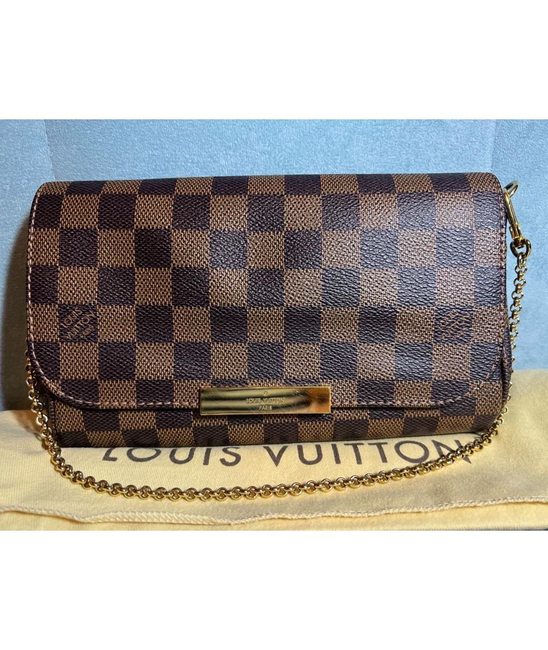 LOUIS VUITTON Коричневая сумка через плечо, фото 2