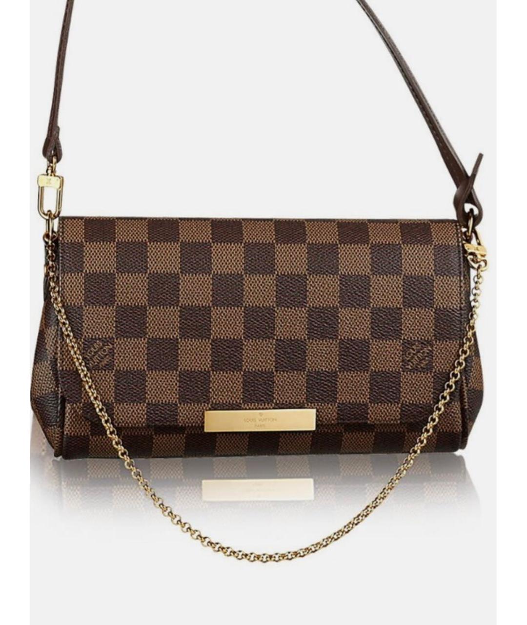 LOUIS VUITTON Коричневая сумка через плечо, фото 9