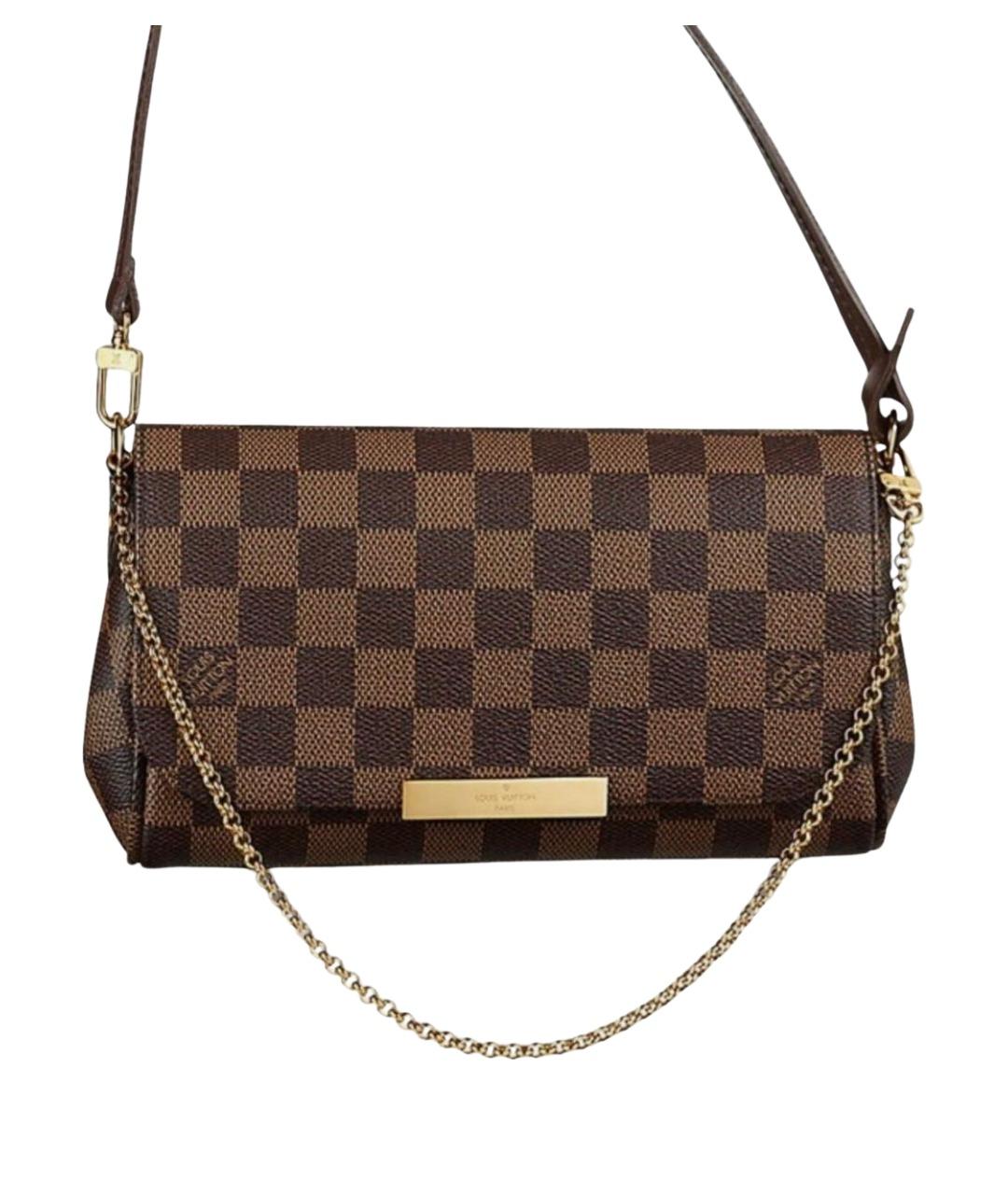 LOUIS VUITTON Коричневая сумка через плечо, фото 1