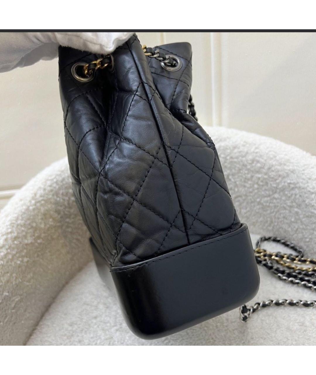 CHANEL Черный кожаный рюкзак, фото 3