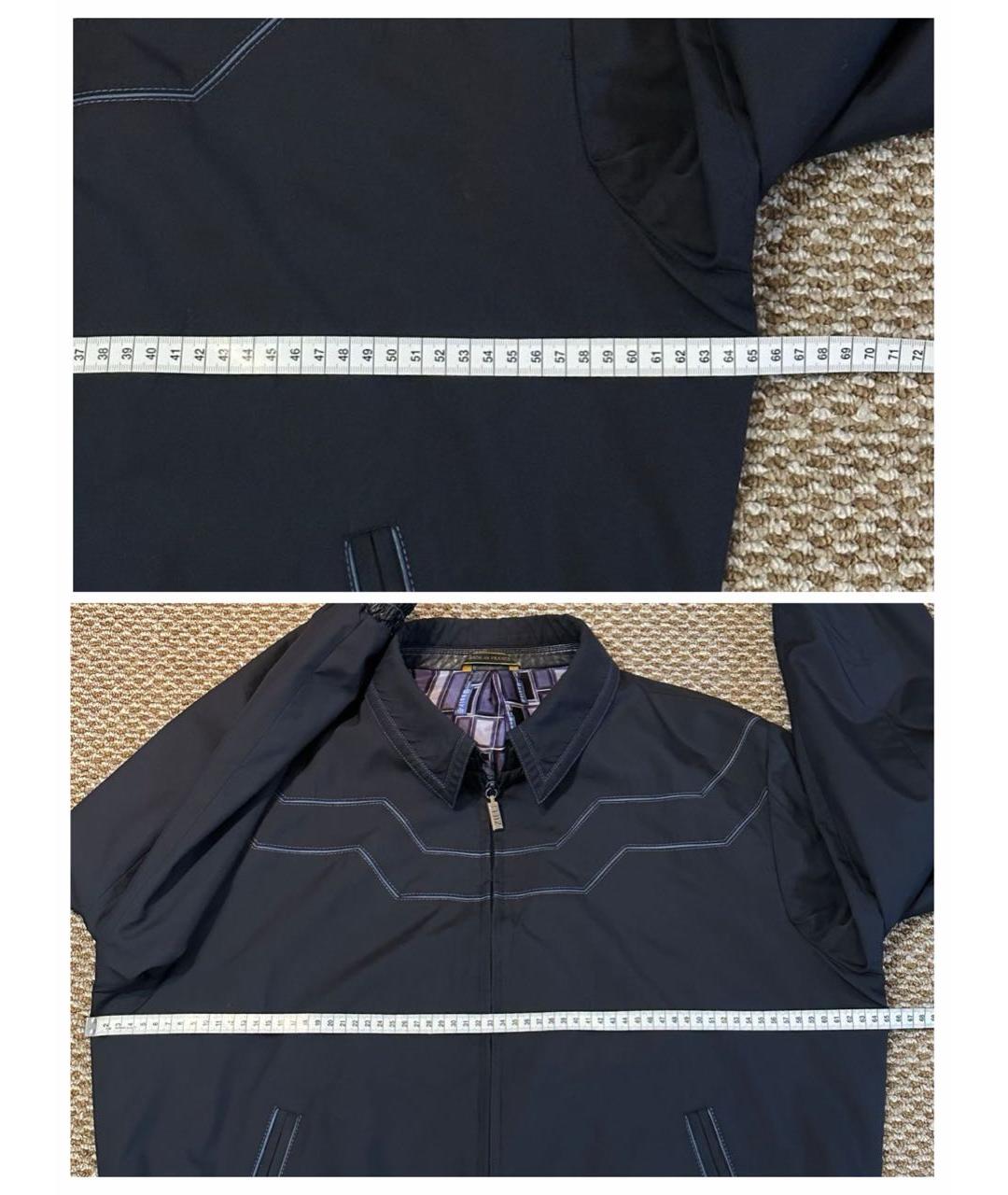 ZILLI Темно-синяя шелковая куртка, фото 8
