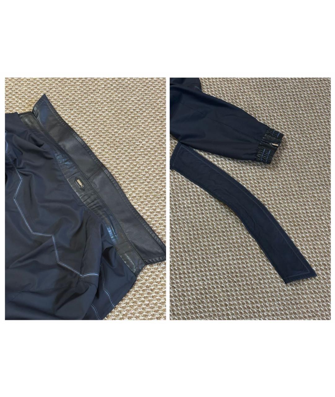 ZILLI Темно-синяя шелковая куртка, фото 7