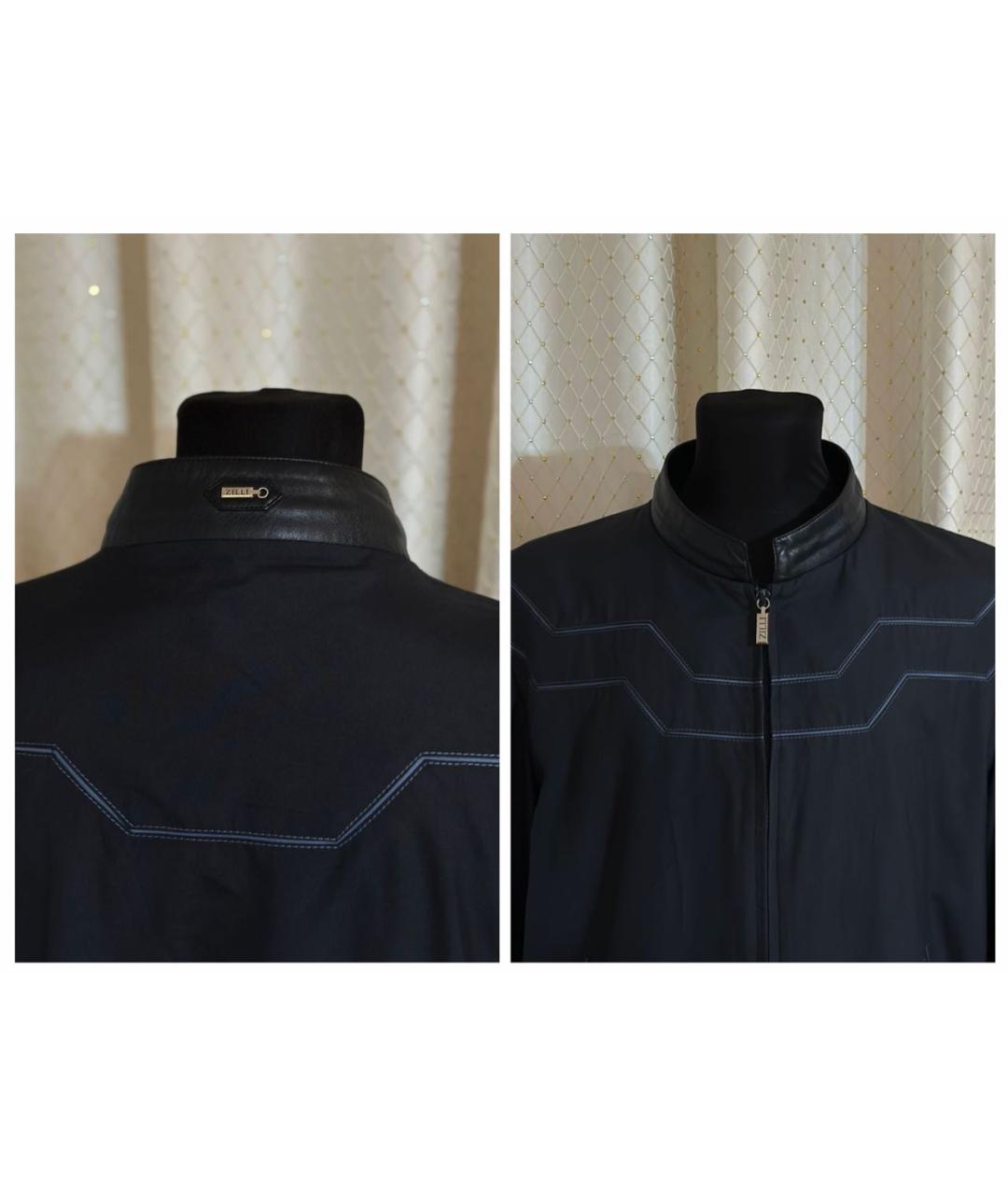 ZILLI Темно-синяя шелковая куртка, фото 3
