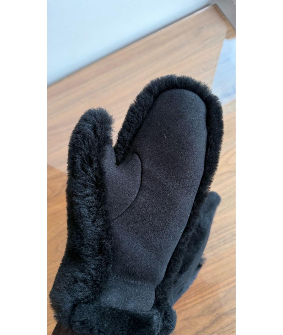 CHANEL Черные варежки, фото 4