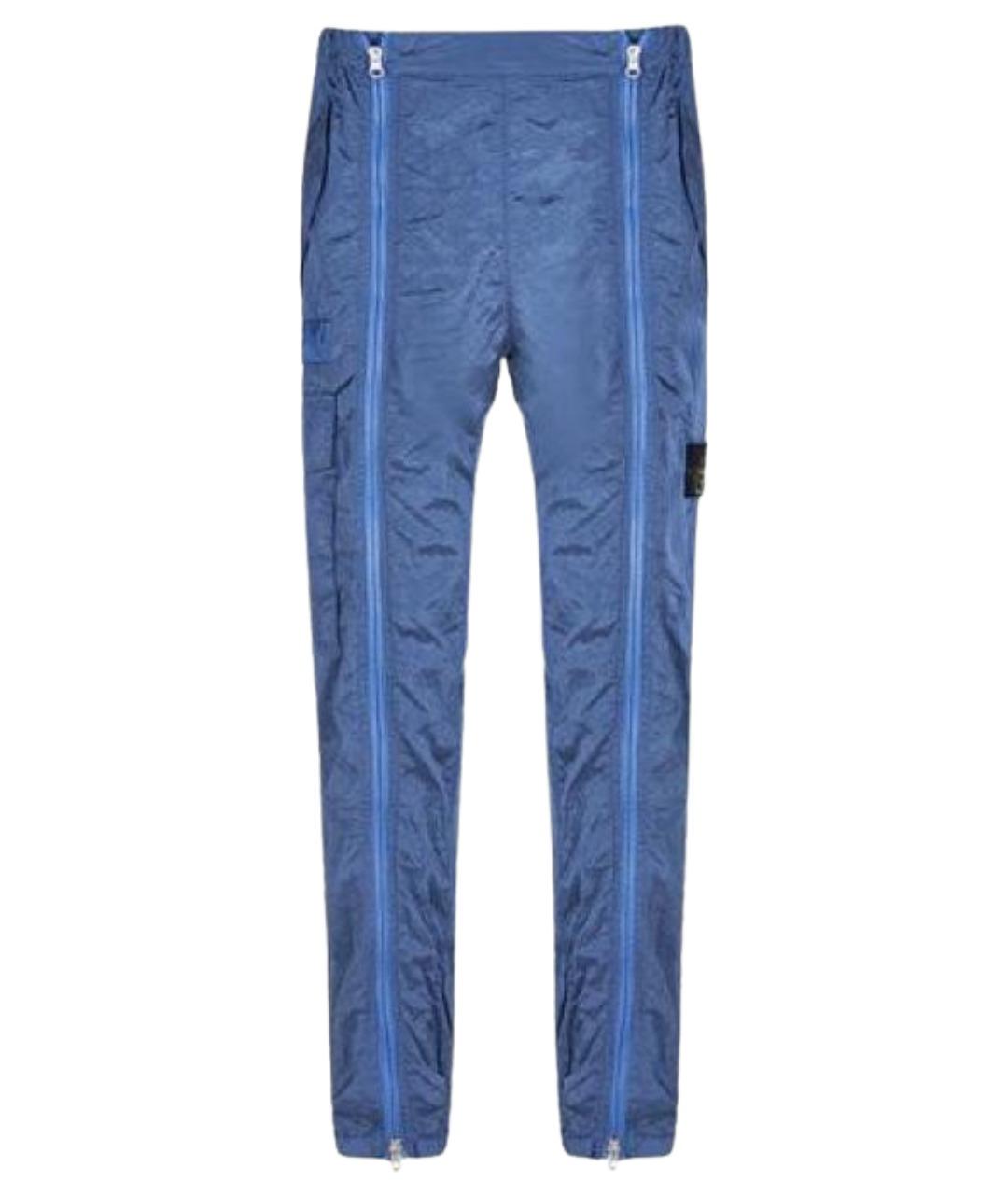 STONE ISLAND Синие повседневные брюки, фото 1