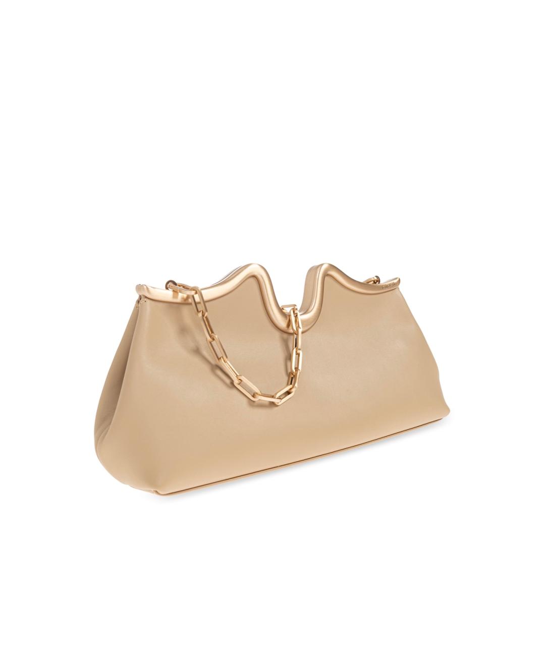 CULT GAIA Бежевая сумка с короткими ручками, фото 4