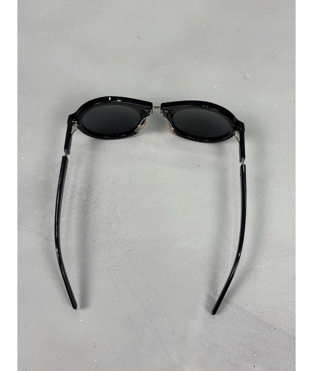 PRADA Черные пластиковые солнцезащитные очки, фото 4