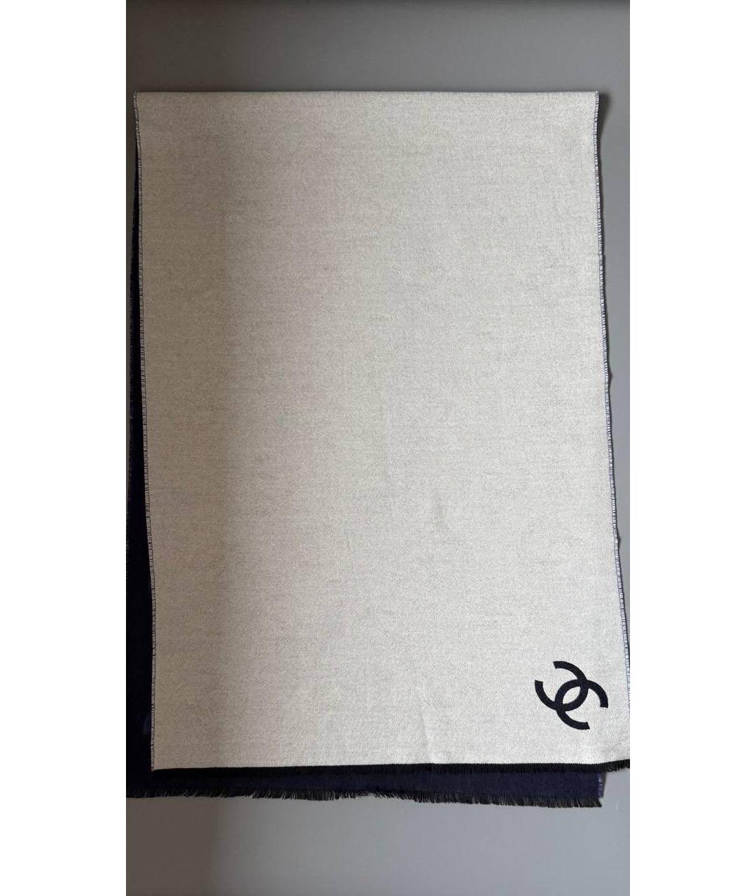 CHANEL Мульти шерстяной шарф, фото 2