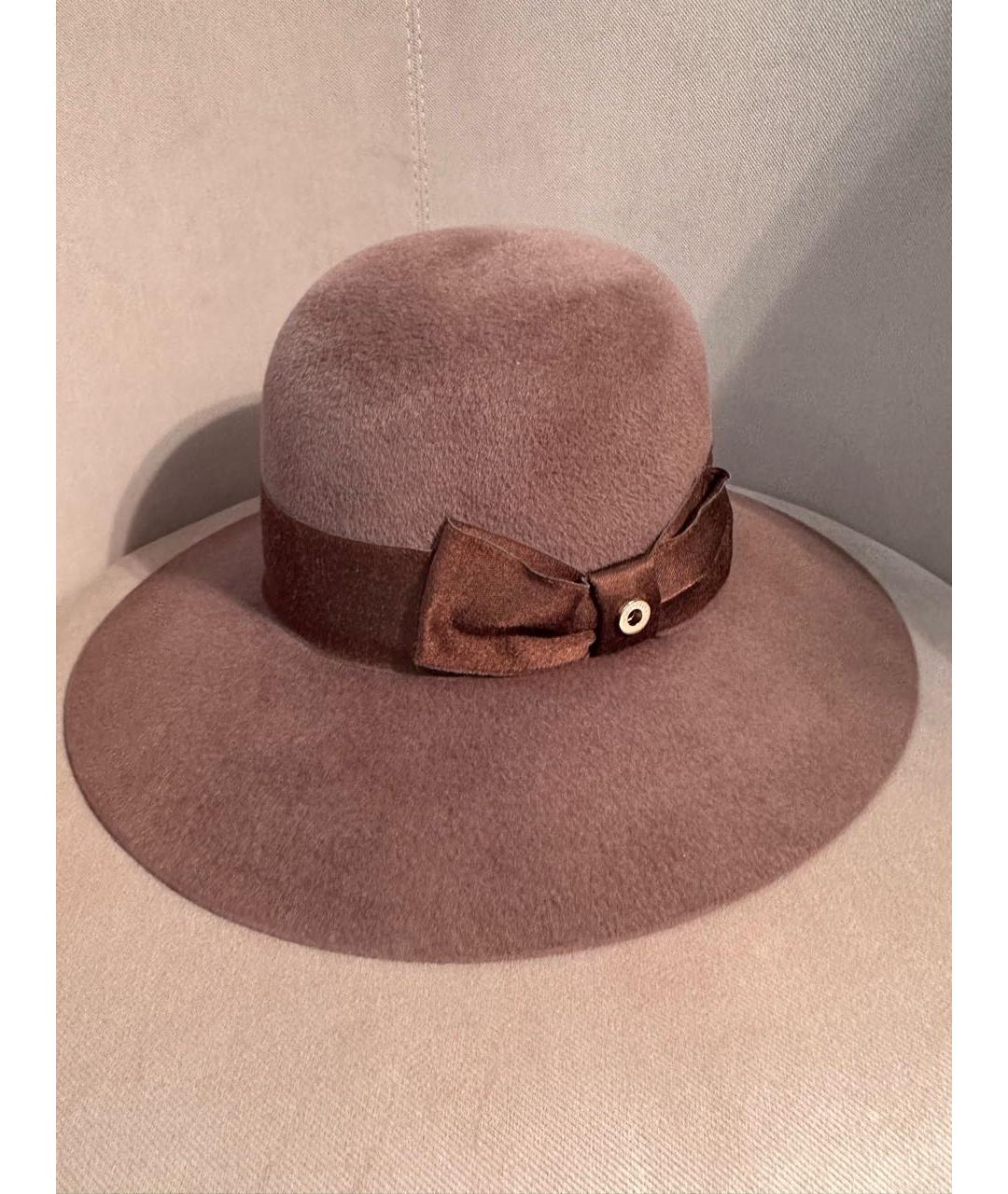 LORO PIANA Розовая кашемировая шляпа, фото 7