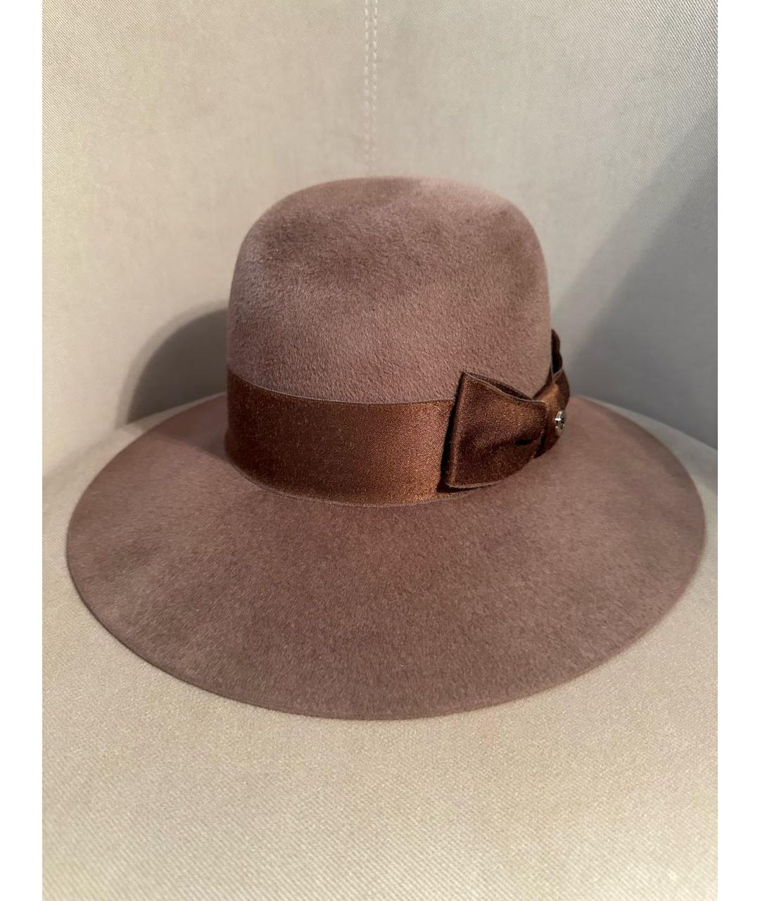 LORO PIANA Розовая кашемировая шляпа, фото 2