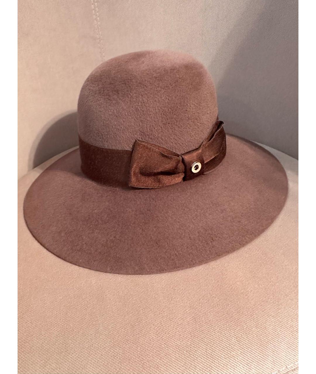 LORO PIANA Розовая кашемировая шляпа, фото 6