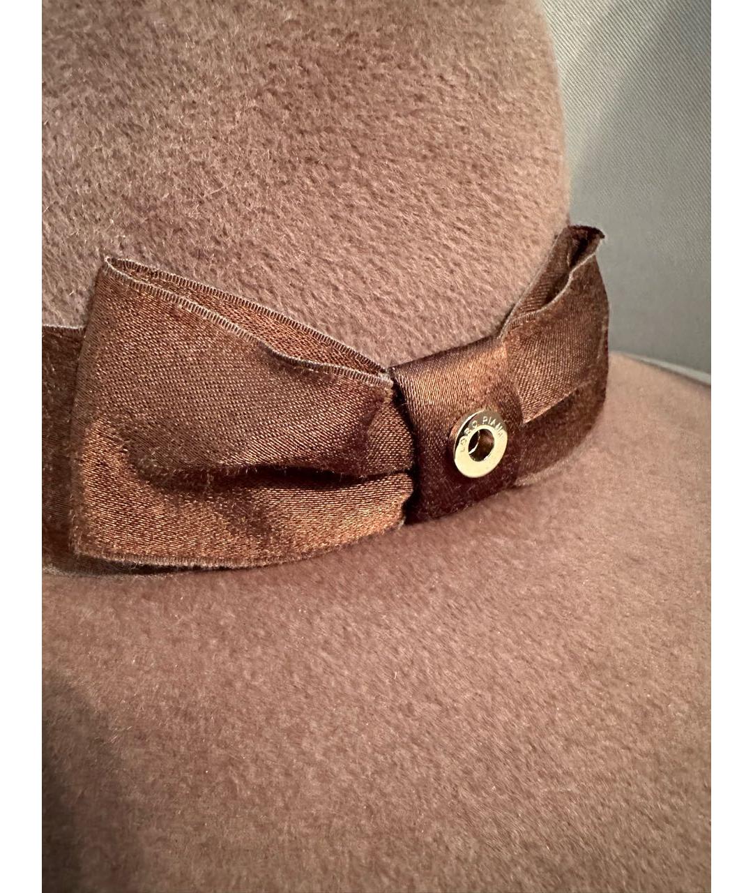 LORO PIANA Розовая кашемировая шляпа, фото 4