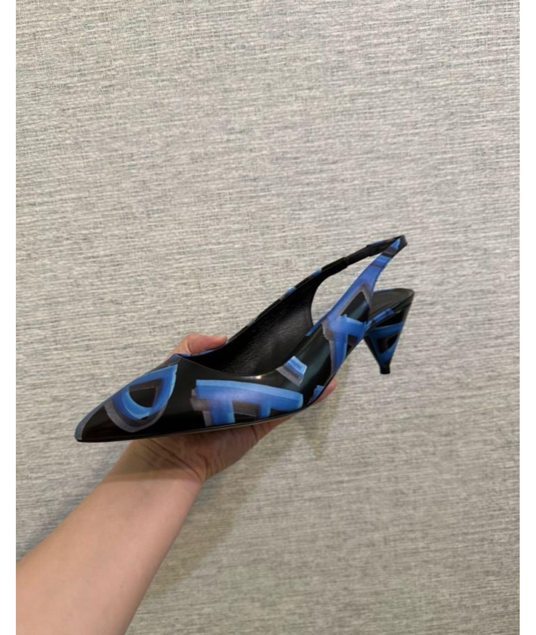 BURBERRY Мульти кожаные туфли, фото 7