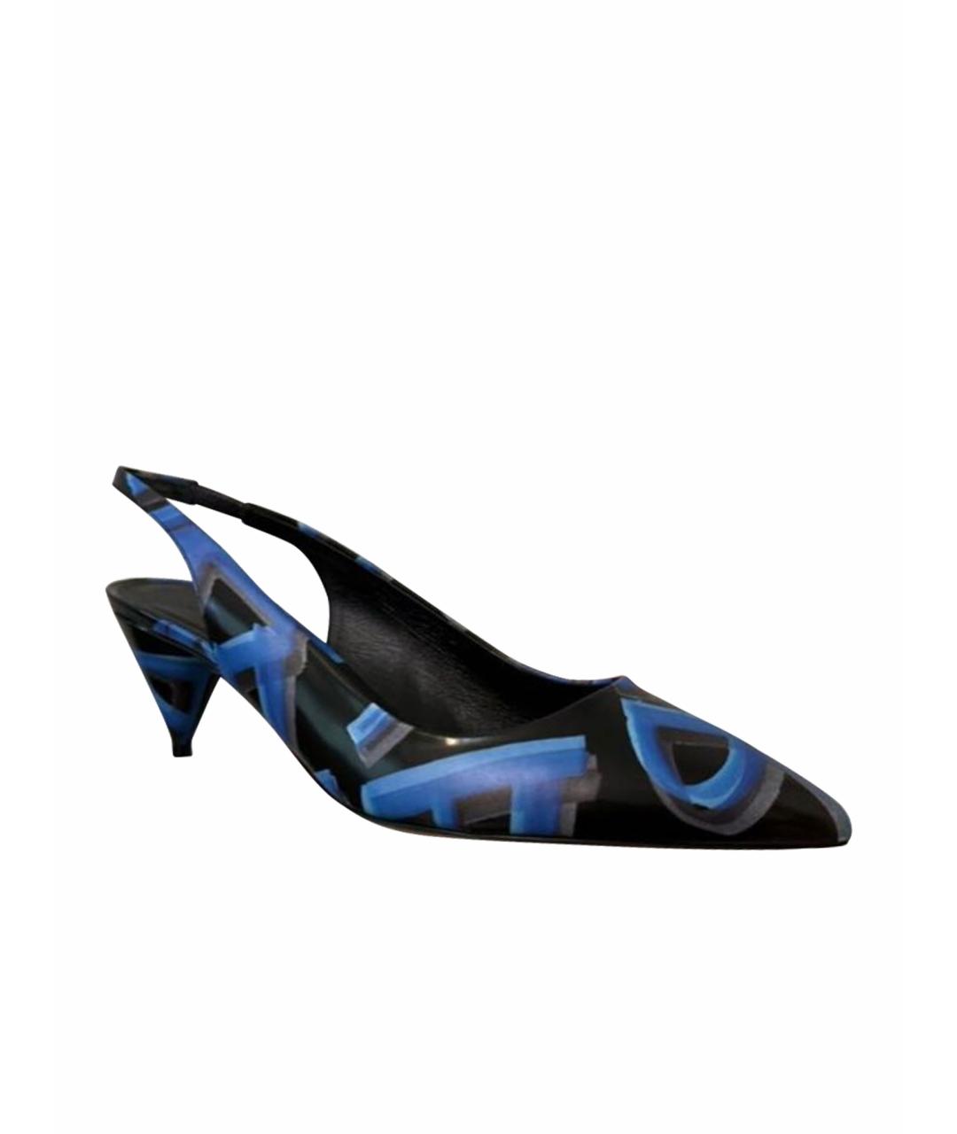 BURBERRY Мульти кожаные туфли, фото 1