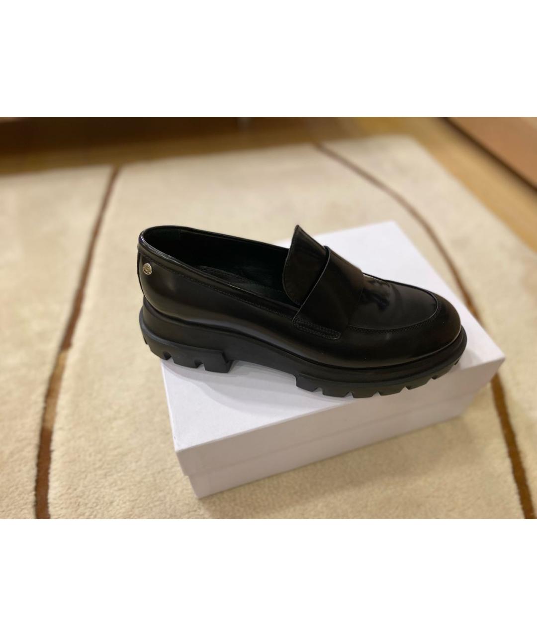 AGL Черные кожаные лоферы, фото 2