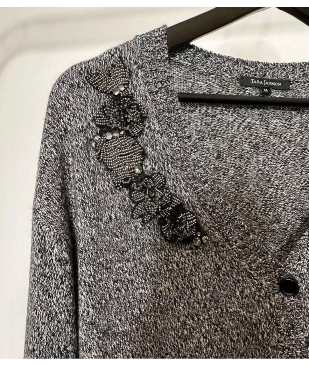 Tara Jarmon Антрацитовый кардиган, фото 3