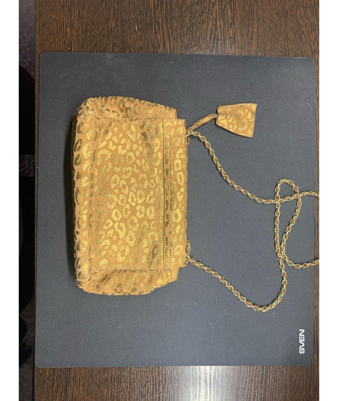 MULBERRY Коричневая замшевая сумка через плечо, фото 2