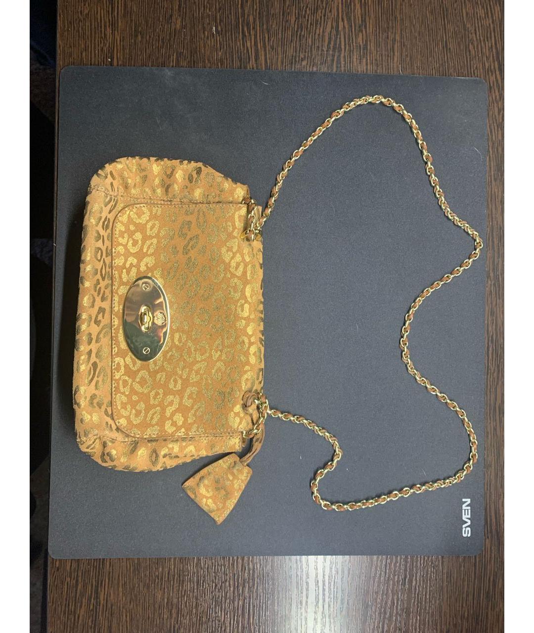 MULBERRY Коричневая замшевая сумка через плечо, фото 9