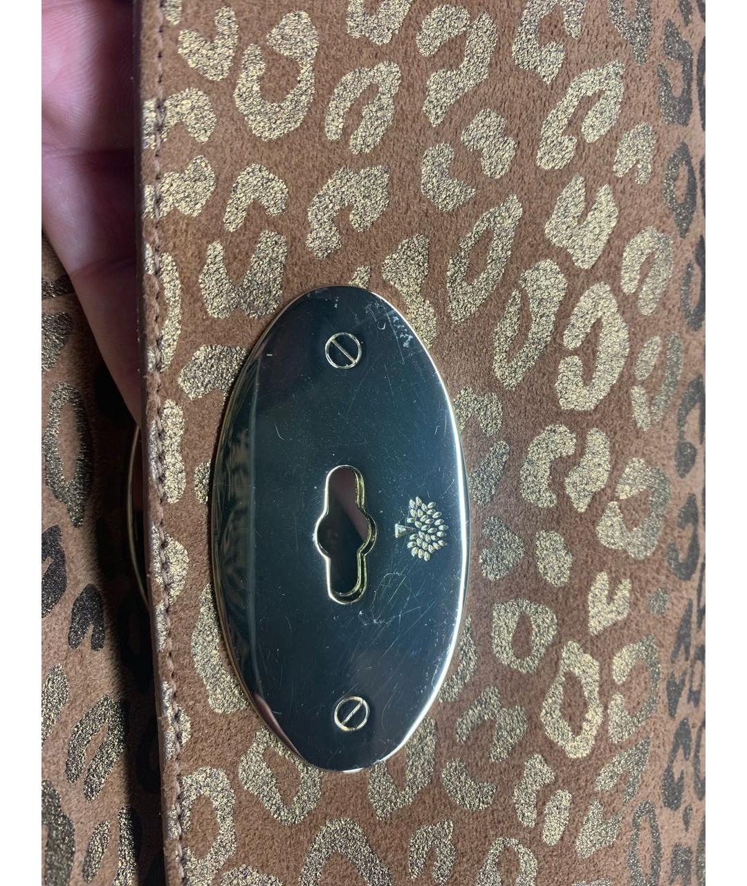 MULBERRY Коричневая замшевая сумка через плечо, фото 6