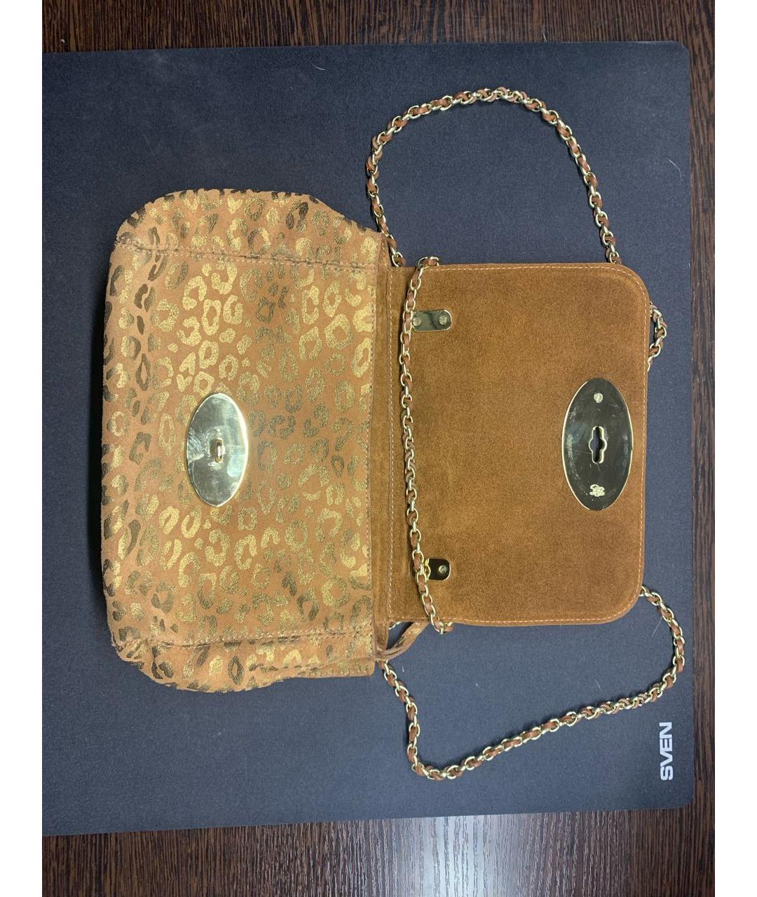 MULBERRY Коричневая замшевая сумка через плечо, фото 8