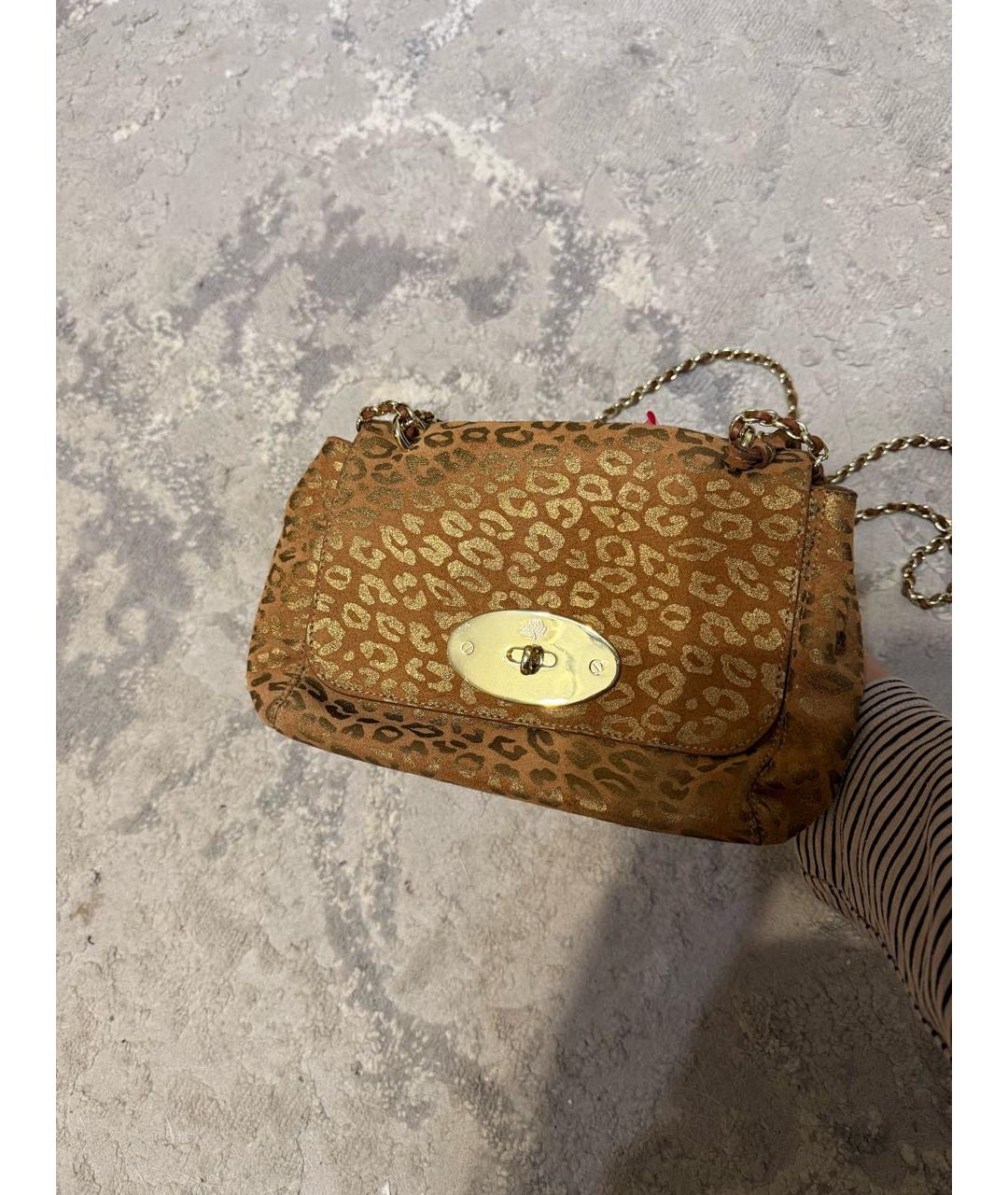 MULBERRY Коричневая замшевая сумка через плечо, фото 3