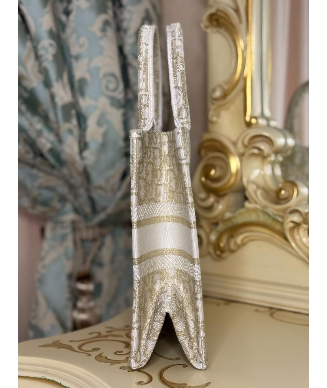 CHRISTIAN DIOR Мульти жаккардовая сумка с короткими ручками, фото 6