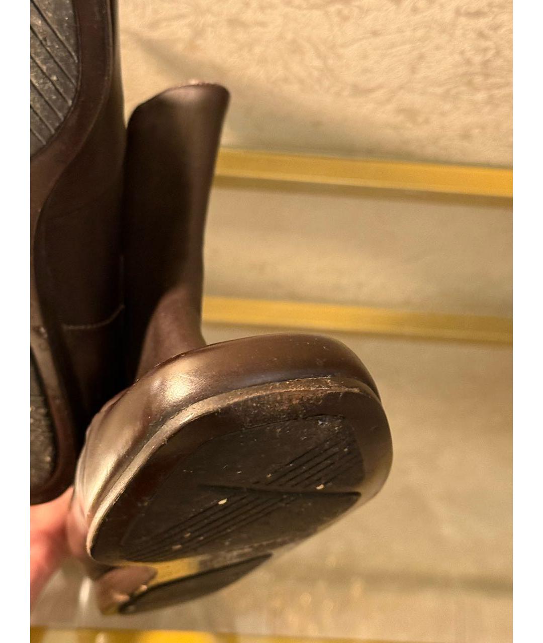 BALLY Коричневые кожаные полусапоги, фото 6