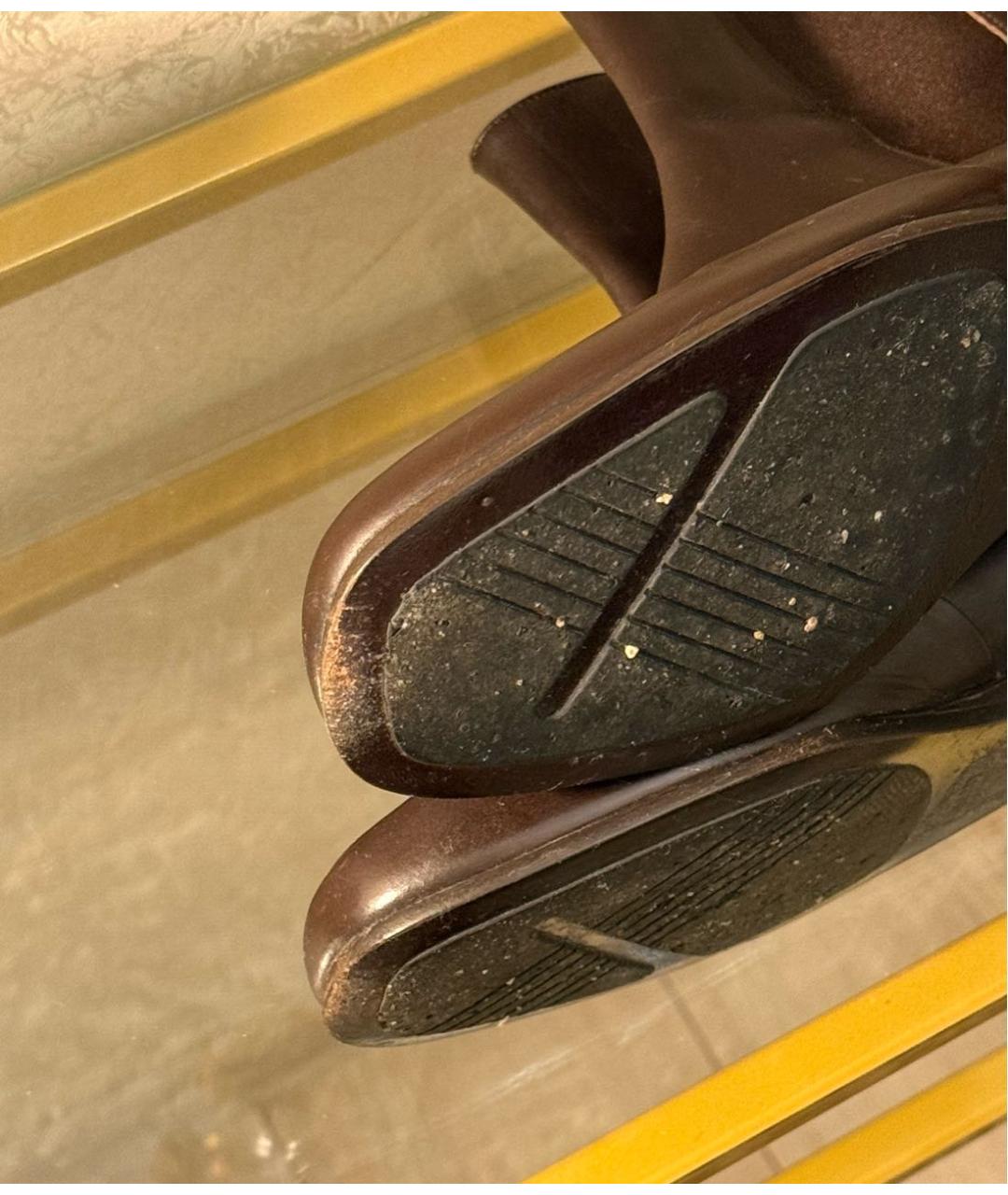 BALLY Коричневые кожаные полусапоги, фото 5