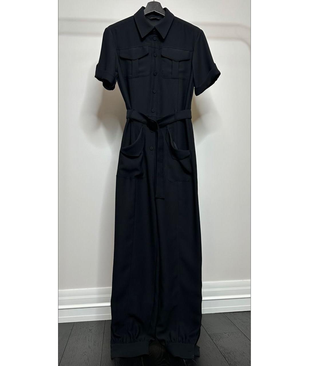 Tara Jarmon Черный полиэстеровый комбинезон, фото 5