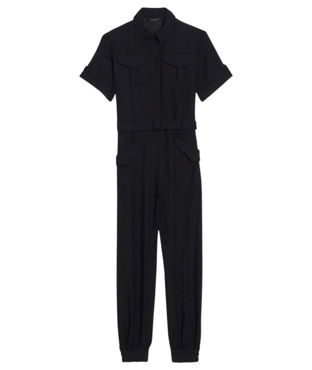 Tara Jarmon Черный полиэстеровый комбинезон, фото 1