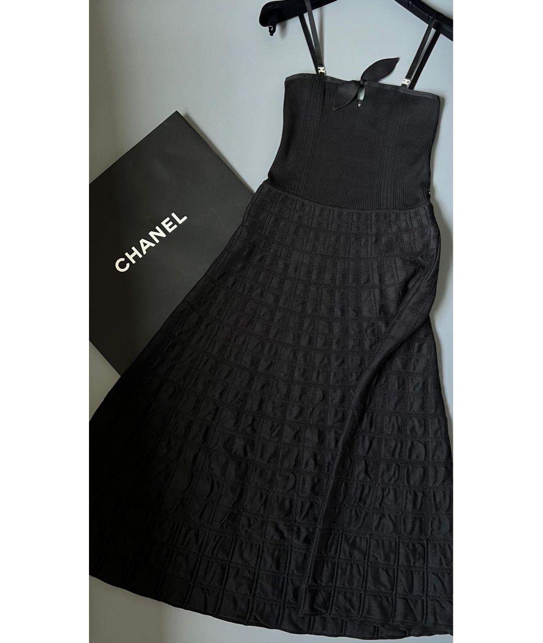 CHANEL Черное вечернее платье, фото 2