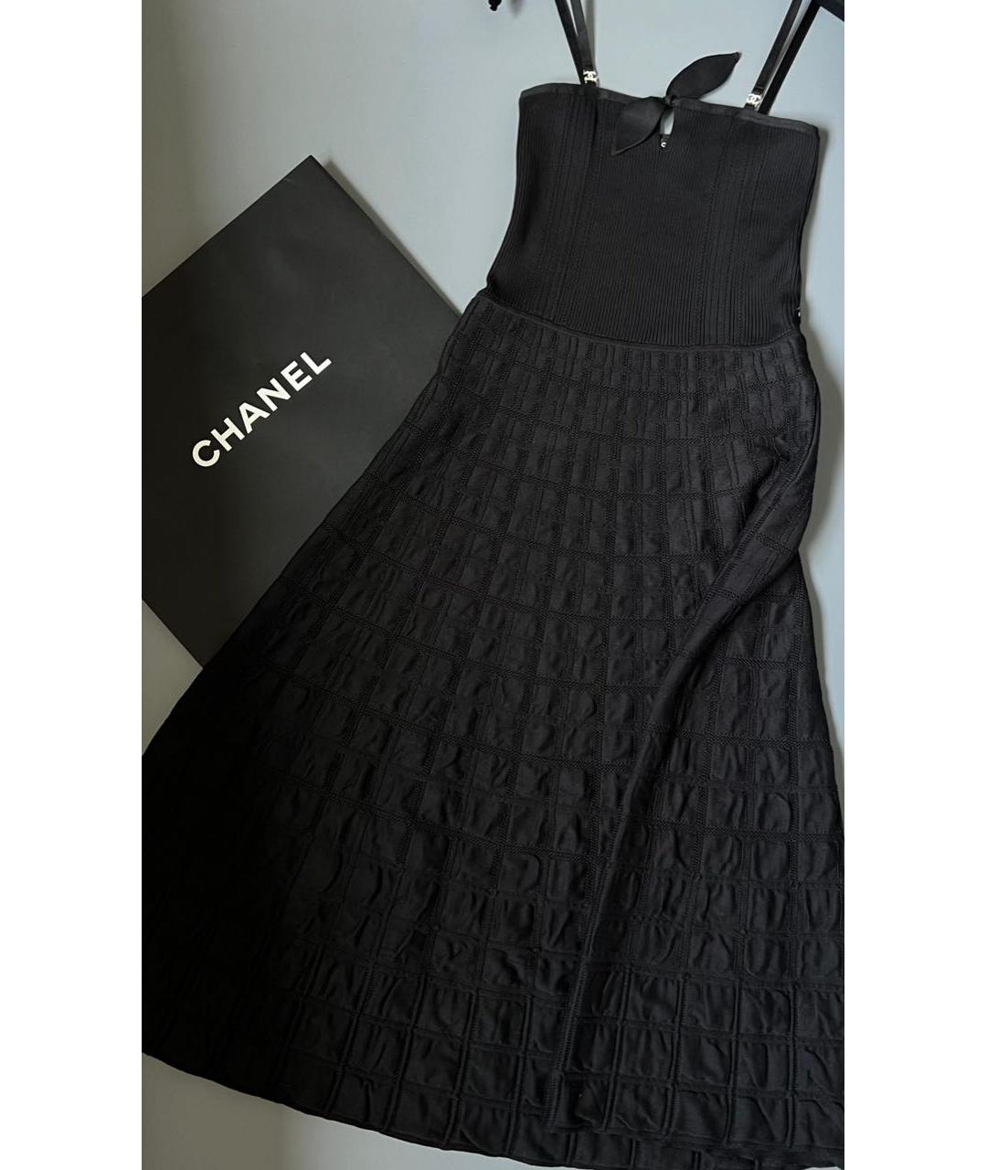 CHANEL Черное вечернее платье, фото 3