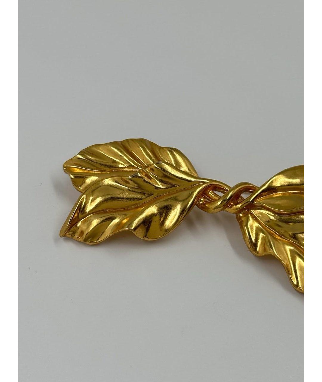 KENZO Золотая позолоченная булавка / брошь, фото 3
