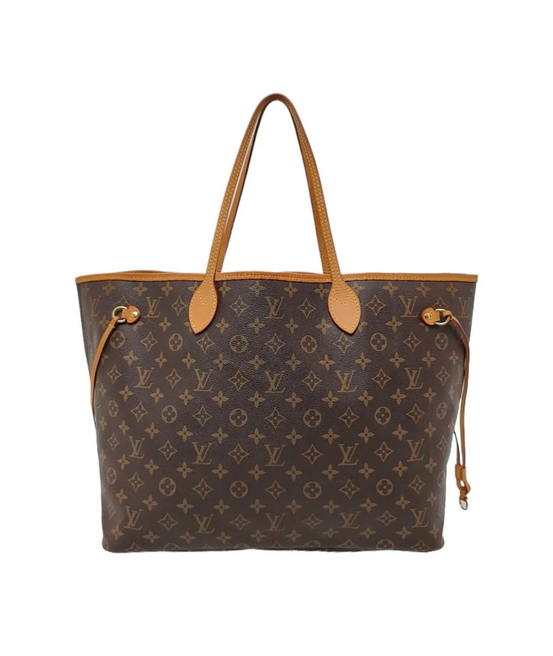 LOUIS VUITTON Коричневая сумка тоут, фото 9