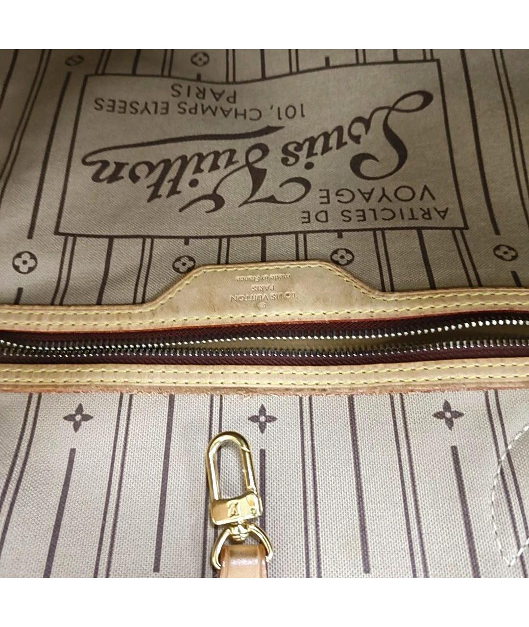 LOUIS VUITTON Коричневая сумка тоут, фото 8