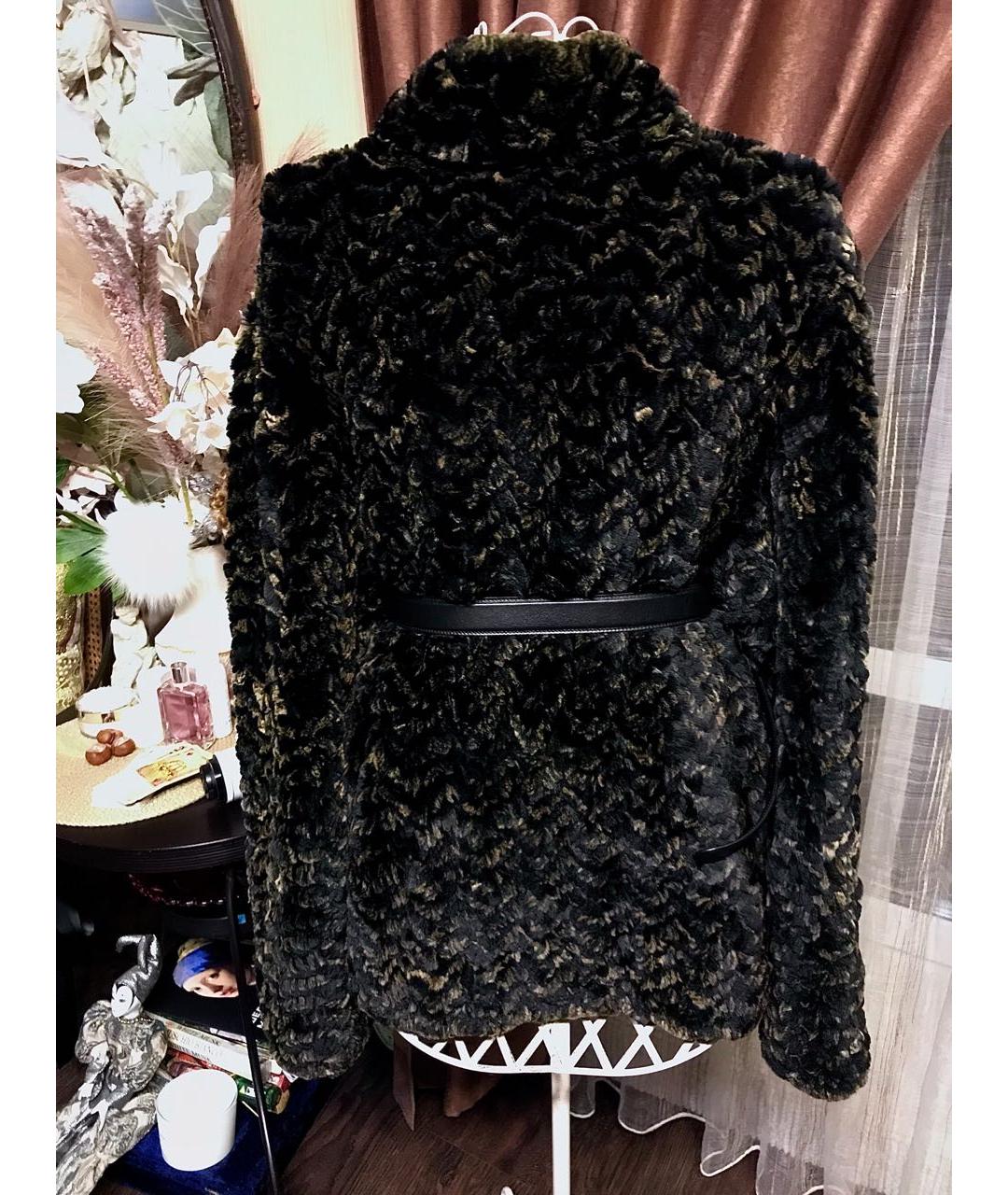 FENDI Коричневая меховая шуба, фото 2