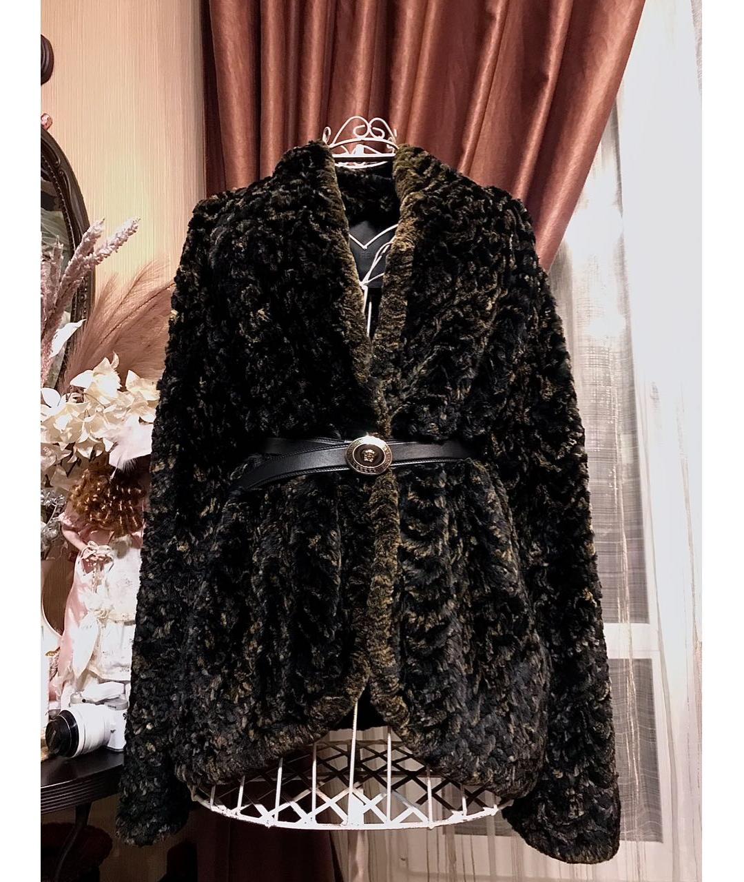 FENDI Коричневая меховая шуба, фото 9