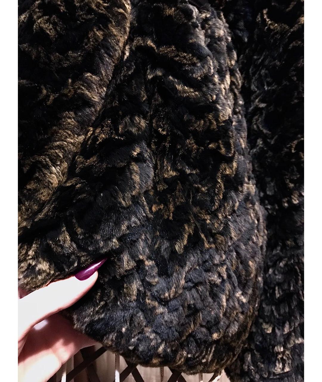 FENDI Коричневая меховая шуба, фото 7