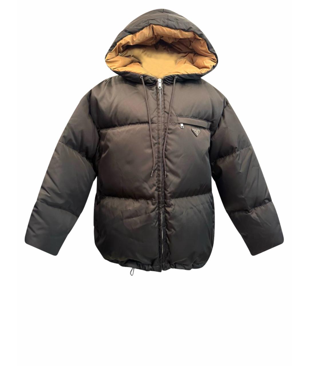 PRADA Черный пуховик, фото 1