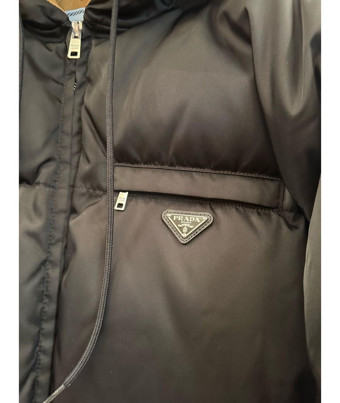 PRADA Черный пуховик, фото 4